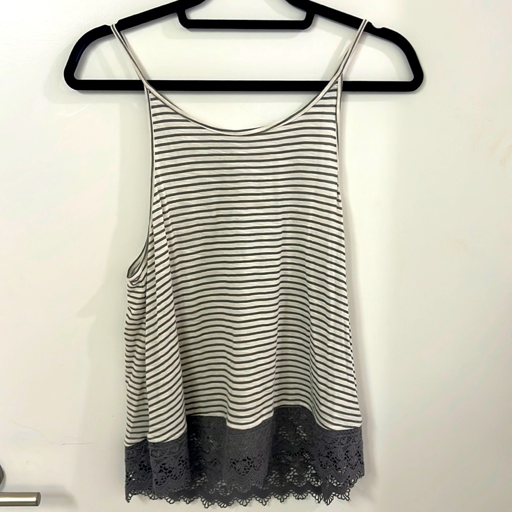 American Eagle striped tank top, size medium.